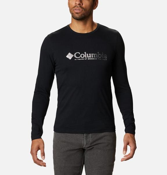 Columbia T-Shirt Herre Lookout Point Sort MDBH56304 Danmark